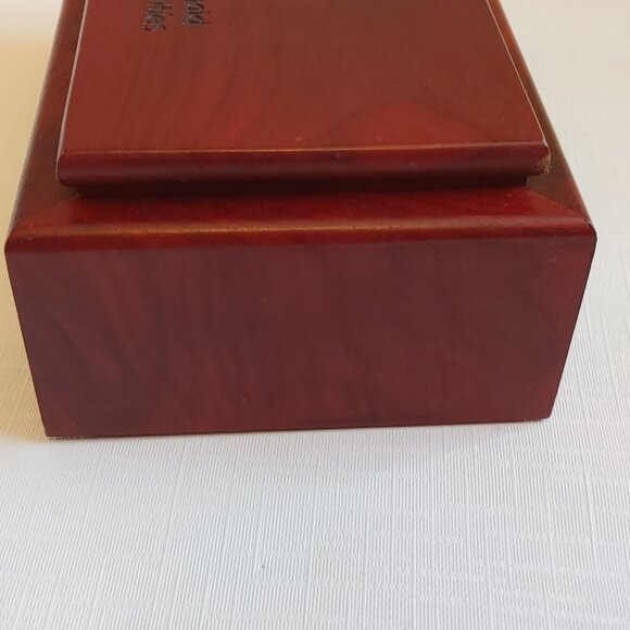 McDonalds Ronald McDonald House Wooden Box LOGO Badge - Picture 3 of 8